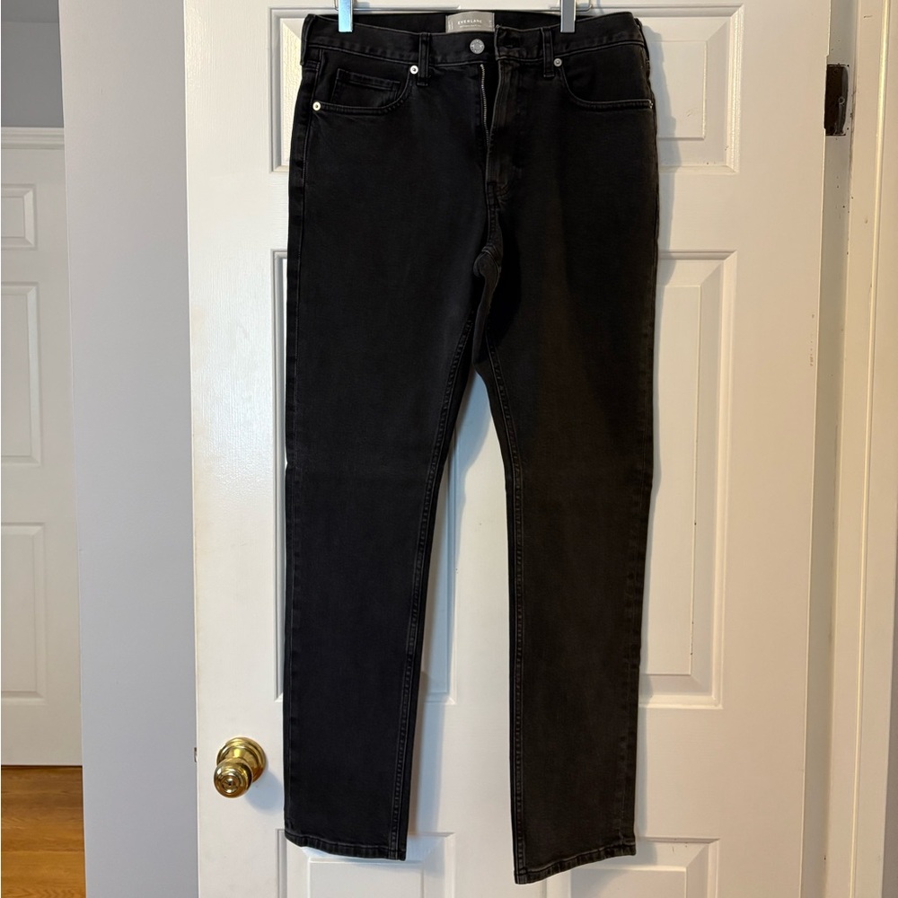 Everlane Men's 32x32 The Organic Slim Fit Jeans in Black